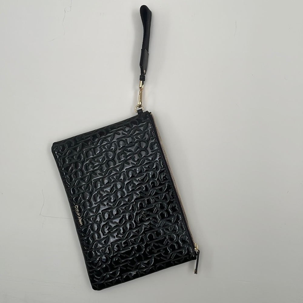 Black Calvin Klein clutch